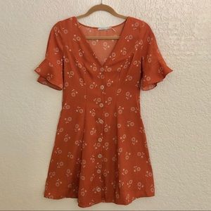 Orange sundress
